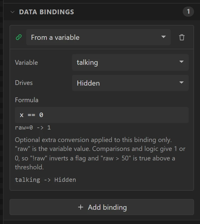 CapTalk is hidden while talking is 0.
