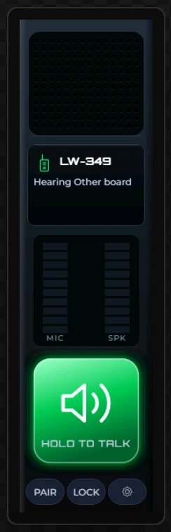 The other board is talking.