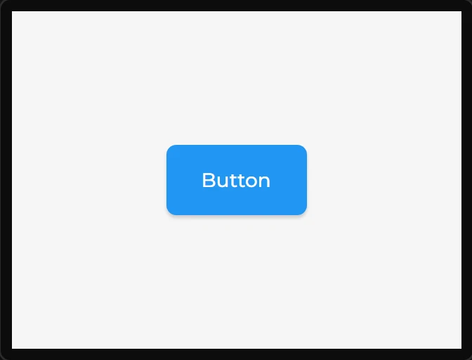A dropped Button: a blue rounded button saying Button in the middle of the screen.