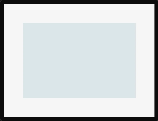A dropped Map with no picture: a plain pale blue-grey rectangle.
