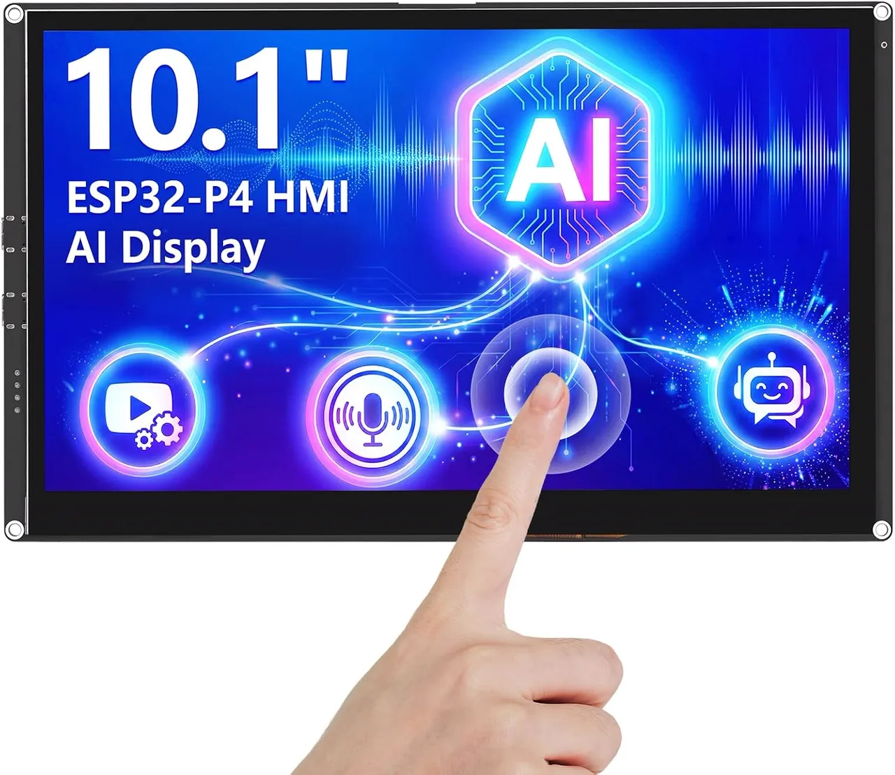 The Elecrow CrowPanel Advanced 10.1 inch ESP32-P4 board