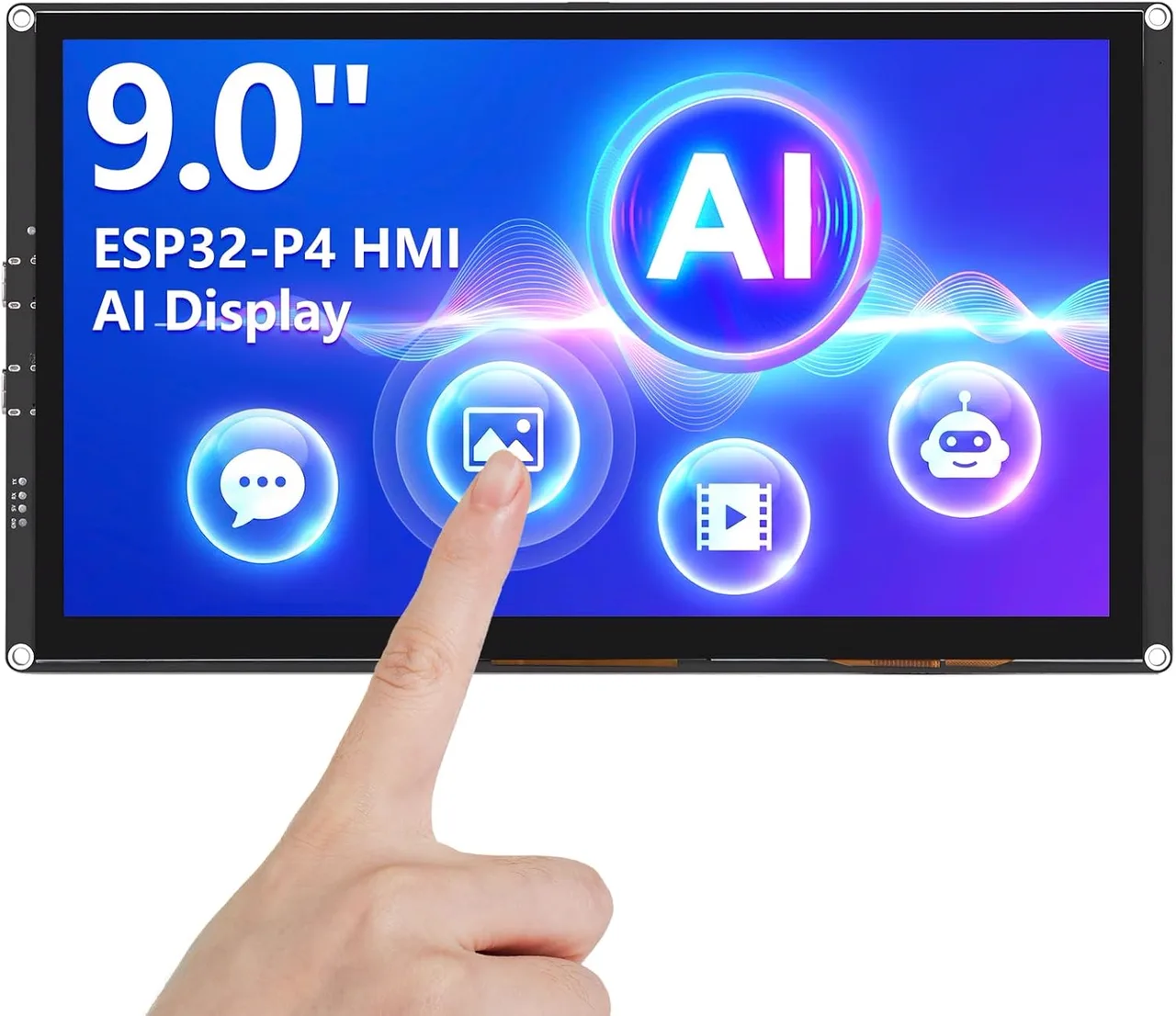 The Elecrow CrowPanel Advanced 9 inch ESP32-P4 board