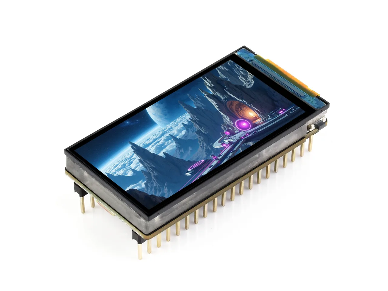 The Waveshare ESP32-C6-LCD-1.9 board