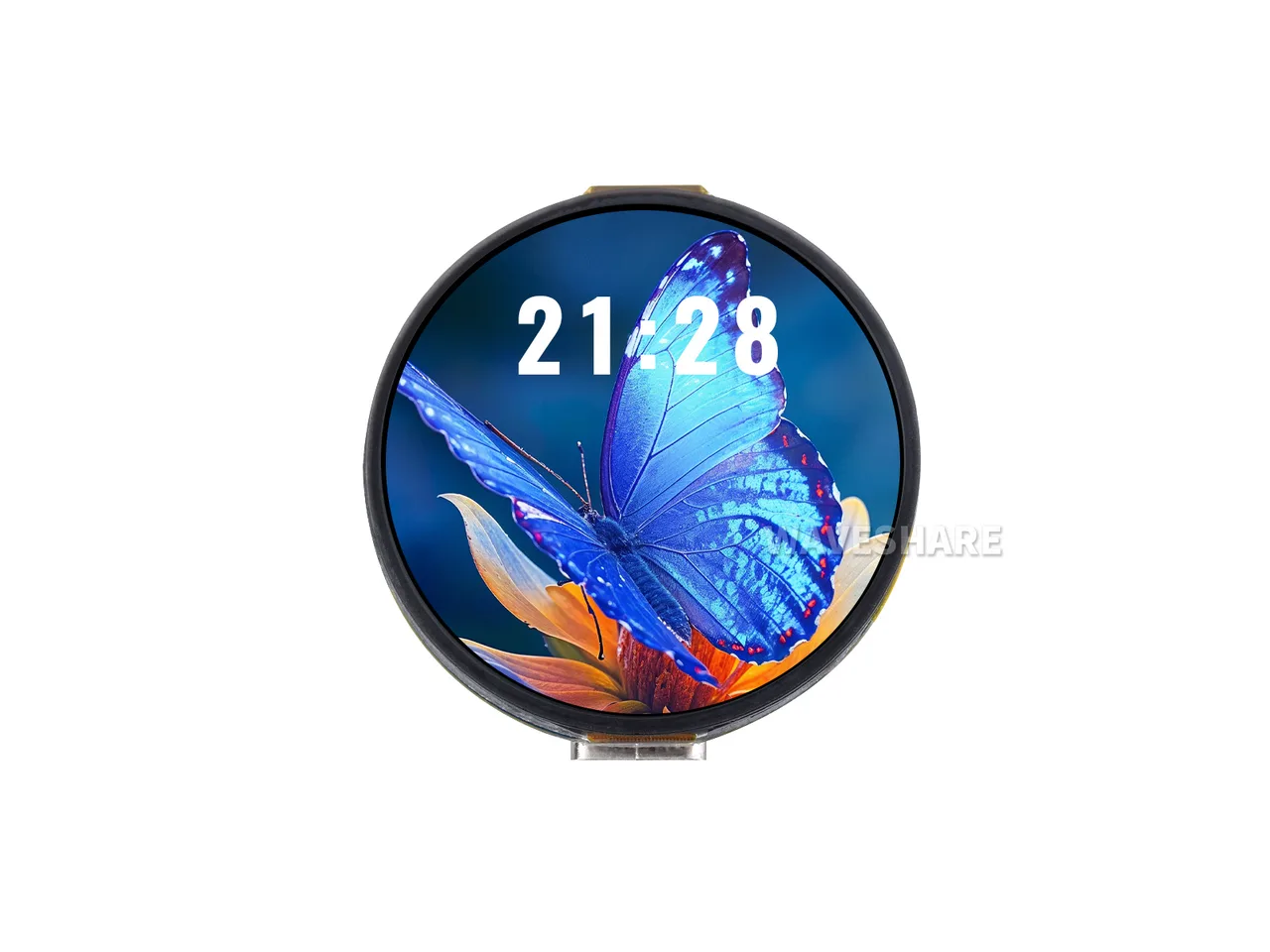The Waveshare ESP32-C6-Touch-AMOLED-1.32 board