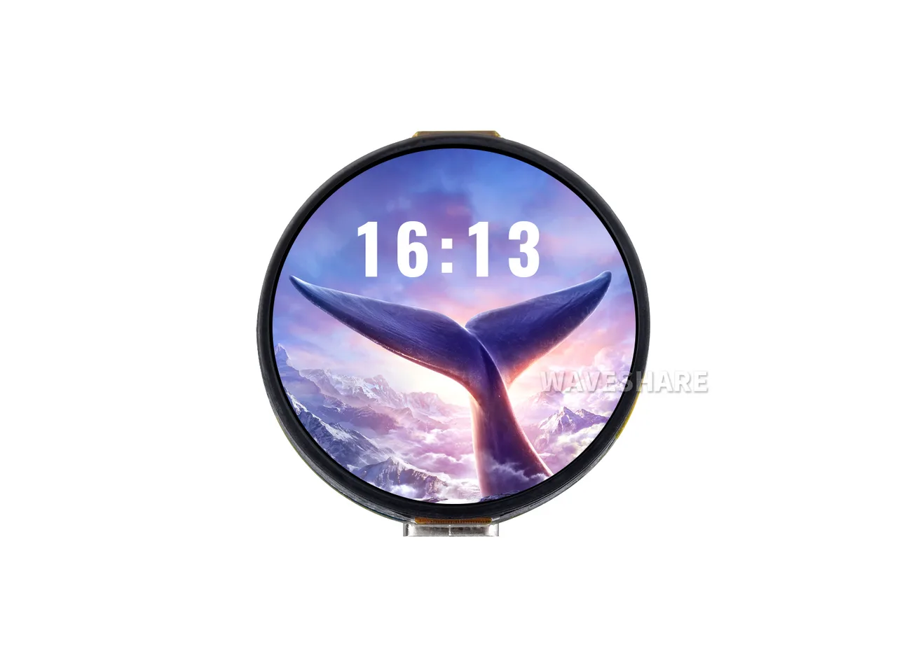 The Waveshare ESP32-S3-Touch-AMOLED-1.32 board