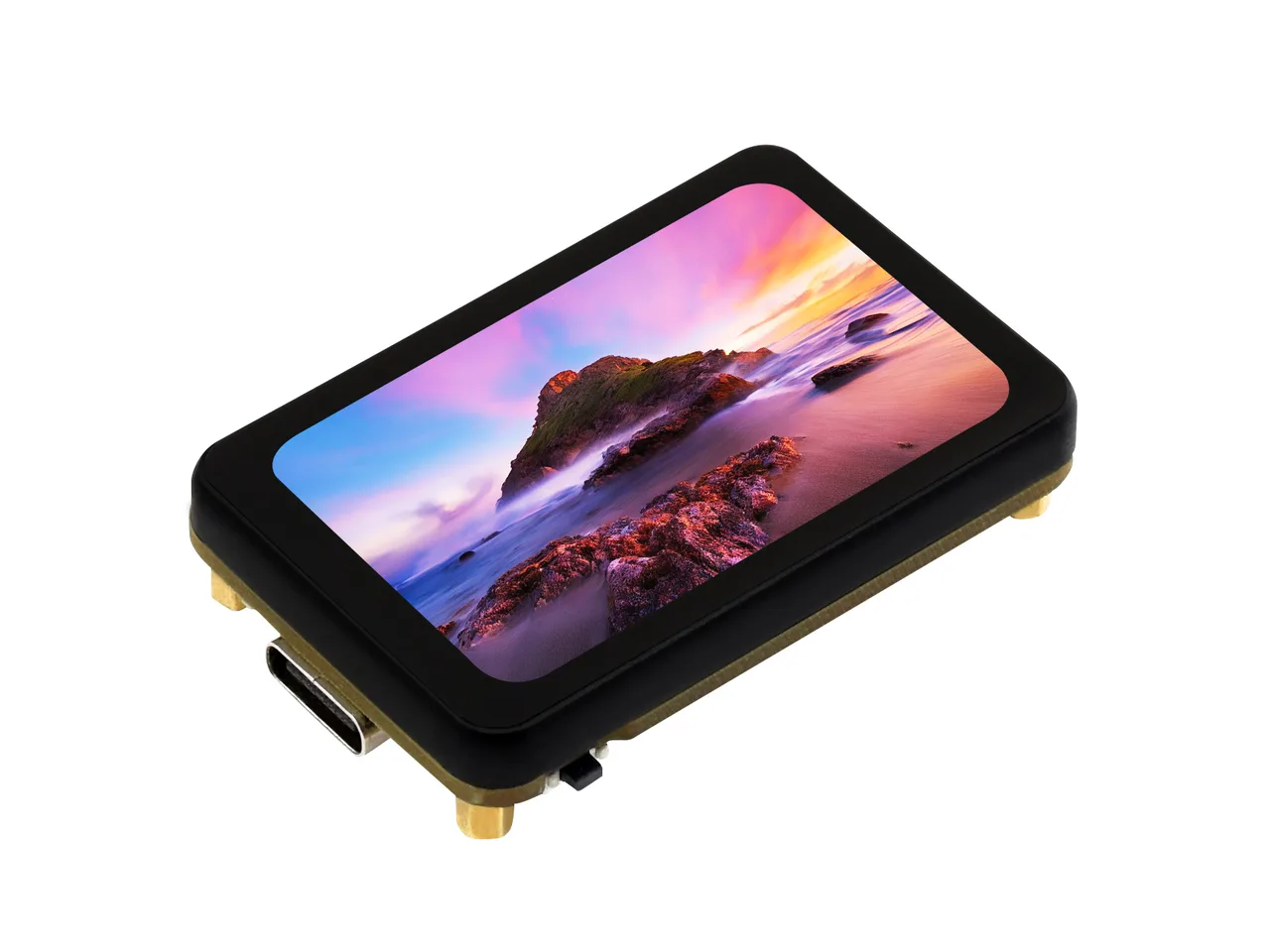 The Waveshare ESP32-S3-Touch-AMOLED-1.64 V1.1 board