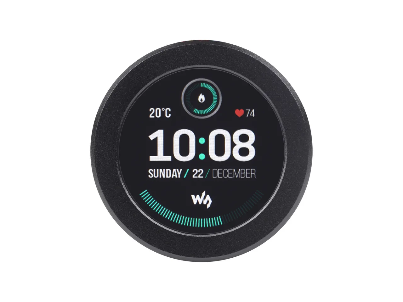 The Waveshare ESP32-S3-Touch-LCD-1.28-B board